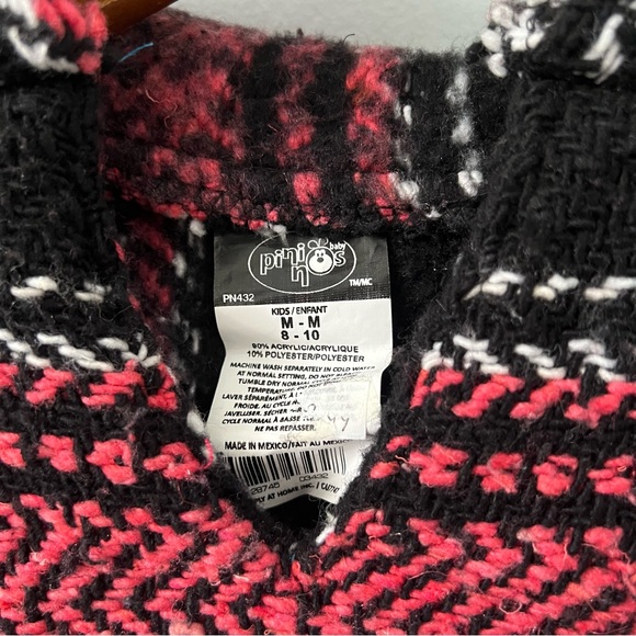 Pink and Black Striped Baja Hoodie - Picture 4 of 4